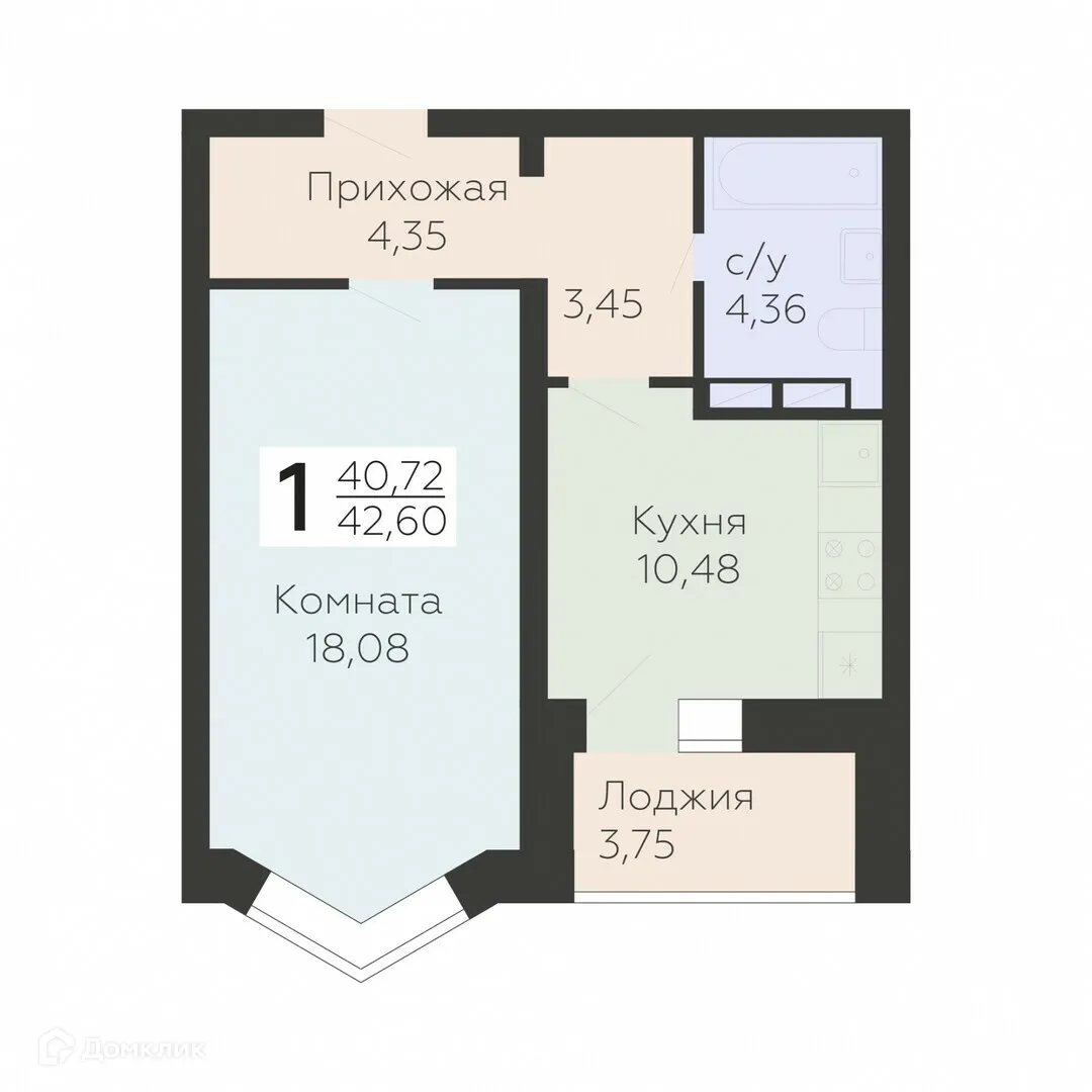 Фото квартиры в ЖК Nova Парк (Нова Парк)