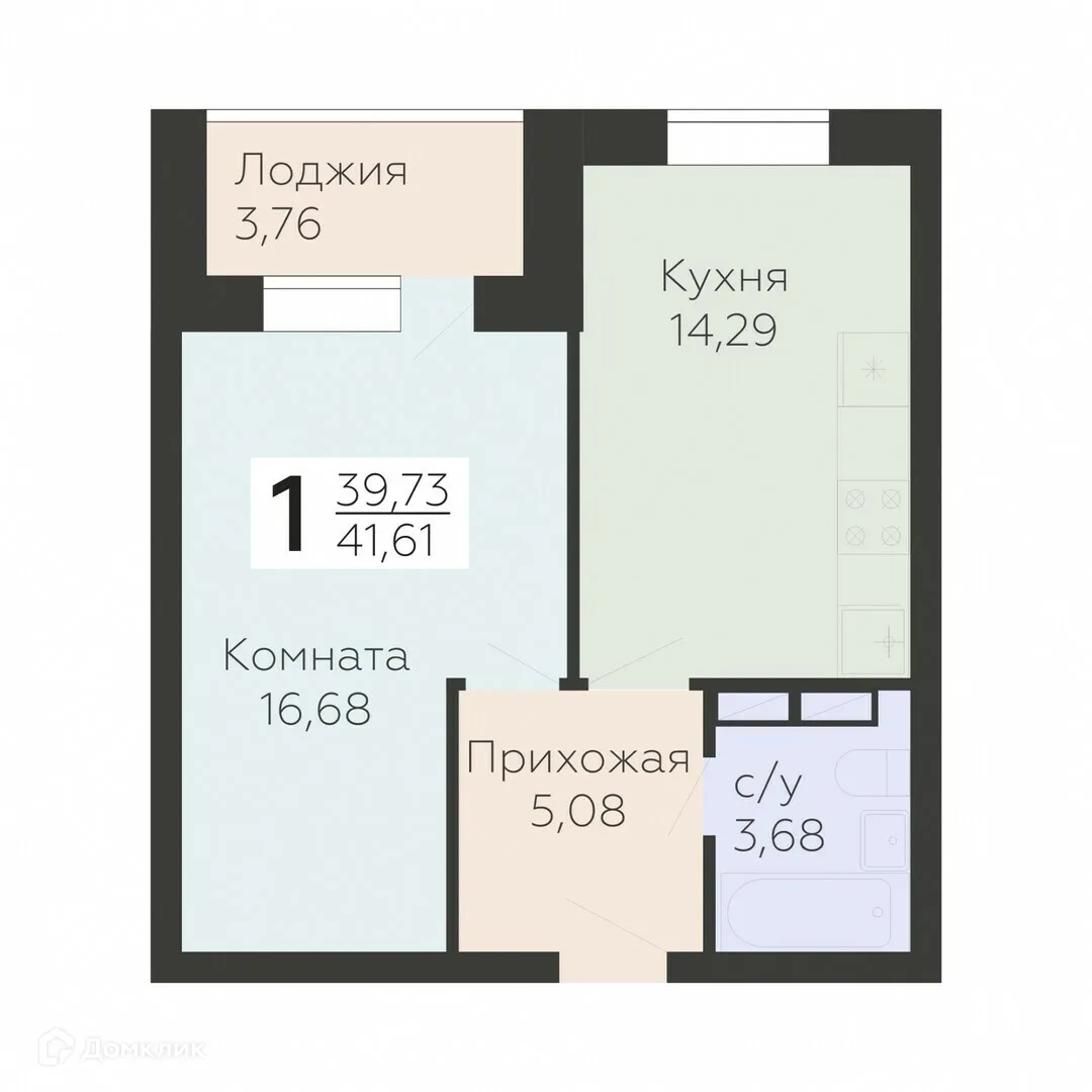 Фото квартиры в ЖК Nova Парк (Нова Парк)