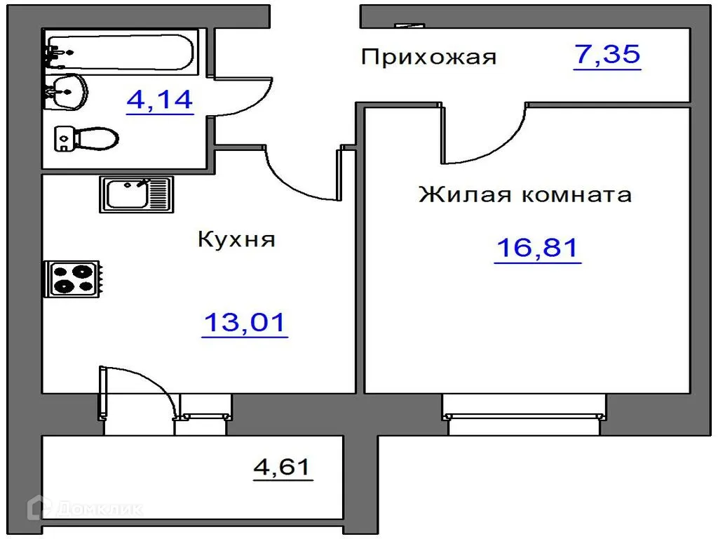 Фото квартиры в ЖК Дом по ул. Карачевская