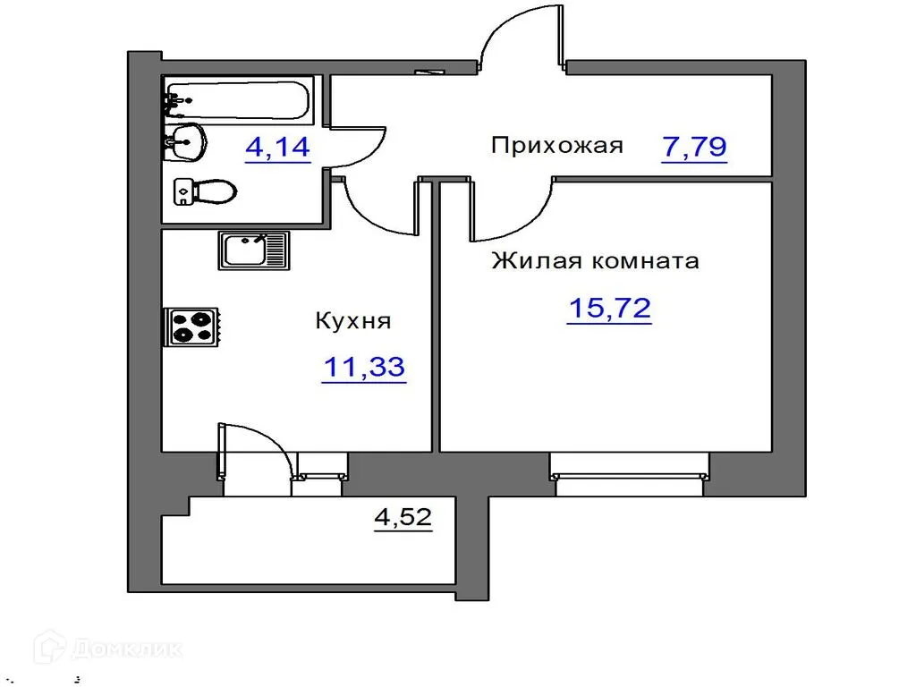 Фото квартиры в ЖК Дом по ул. Карачевская
