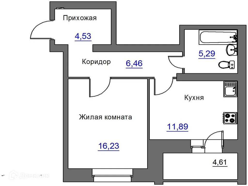 Фото квартиры в ЖК Дом по ул. Карачевская