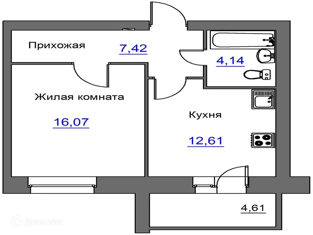 Фото квартиры в ЖК Дом по ул. Карачевская