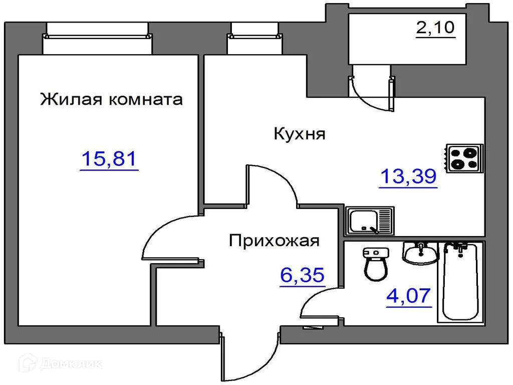 Фото квартиры в ЖК Дом по ул. Карачевская