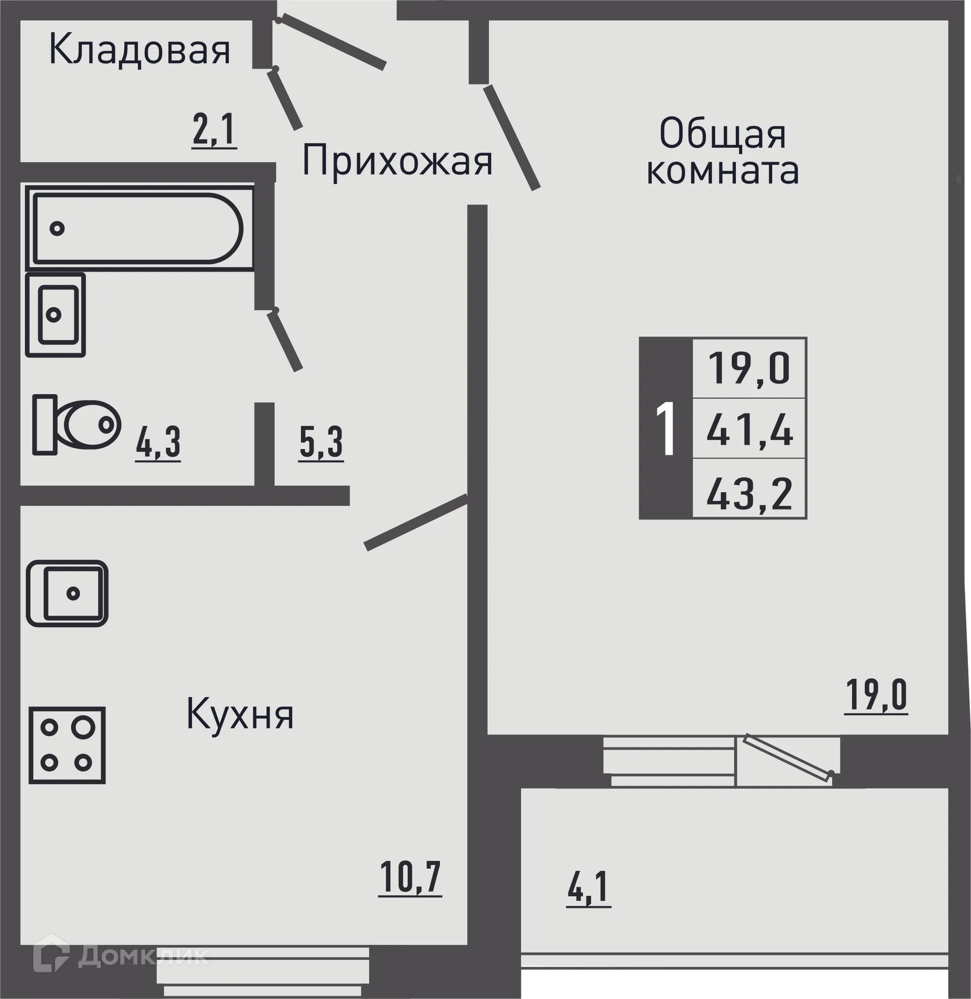 Фото квартиры в ЖК ЗЕЛЕНЫЙ КВАРТАЛ