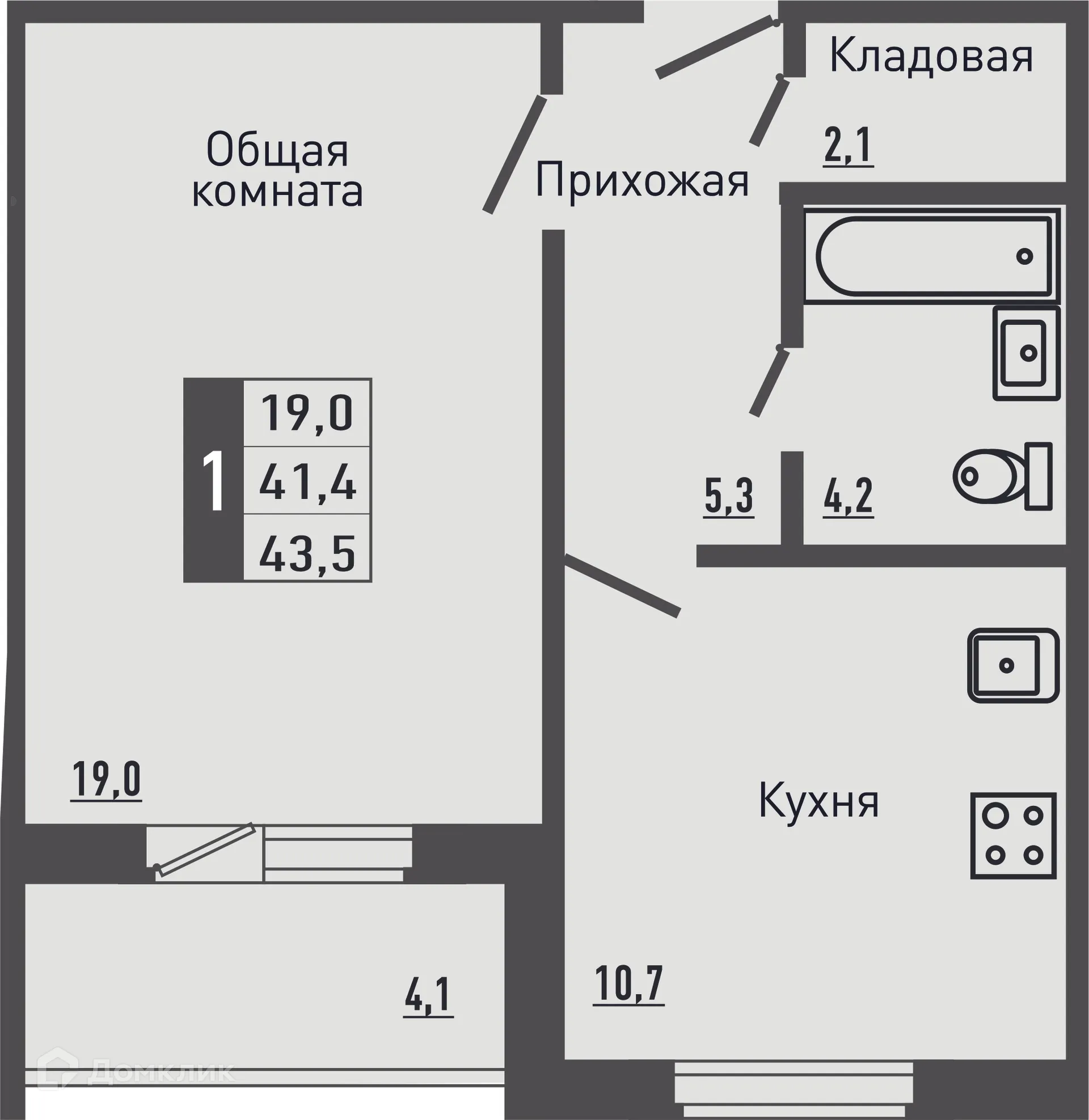 Фото квартиры в ЖК ЗЕЛЕНЫЙ КВАРТАЛ