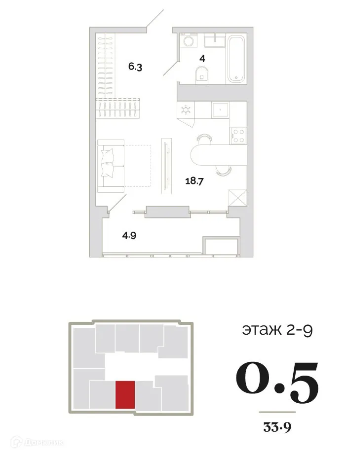 Фото квартиры в ЖК Модернист - дом с новым взглядом на город