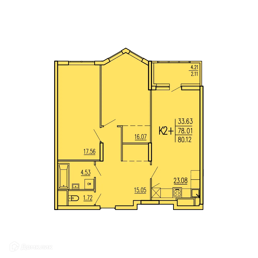 Фото квартиры в ЖК Акварель