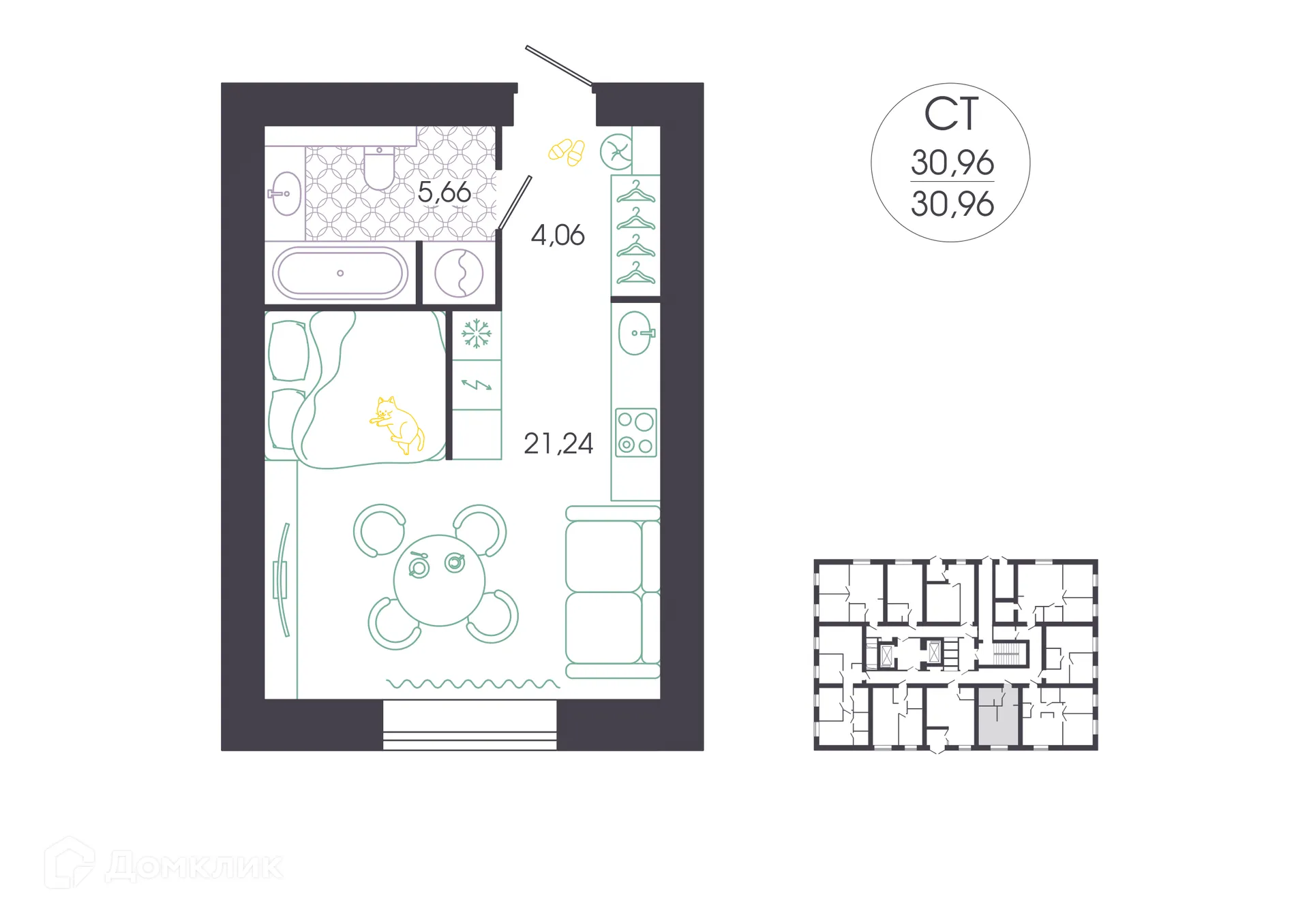 Фото квартиры в ЖК ДОБРОЕ — дом по душе