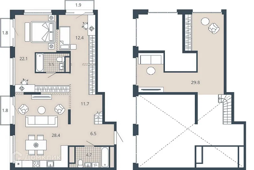 Фото квартиры в ЖК Центральный квартал Scala city (Скала Сити)