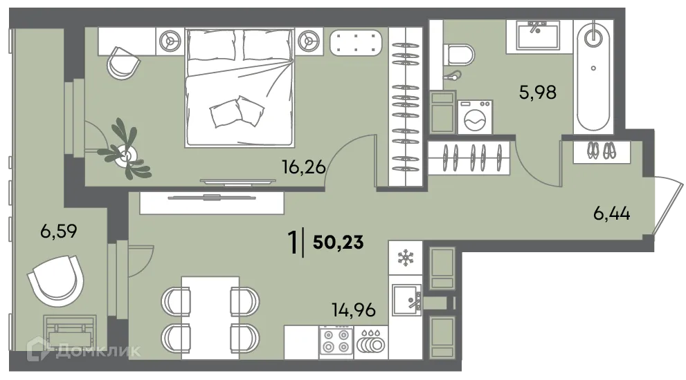 Фото квартиры в ЖК Wellness-квартал "Лес"