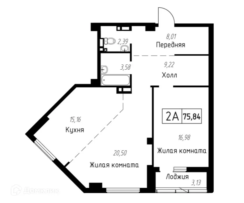 Фото квартиры в ЖК Чайка