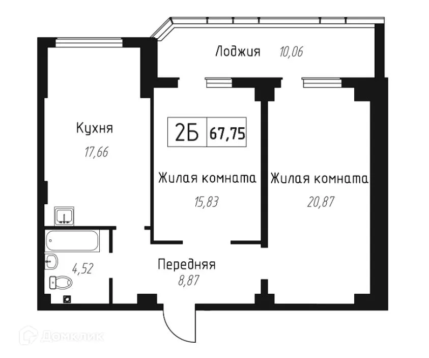 Фото квартиры в ЖК Чайка