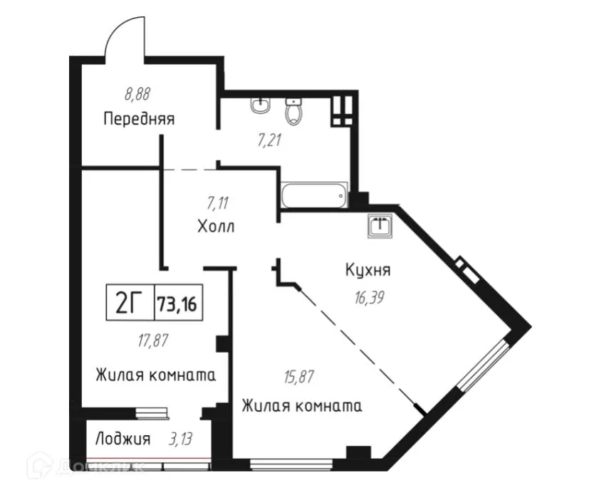 Фото квартиры в ЖК Чайка