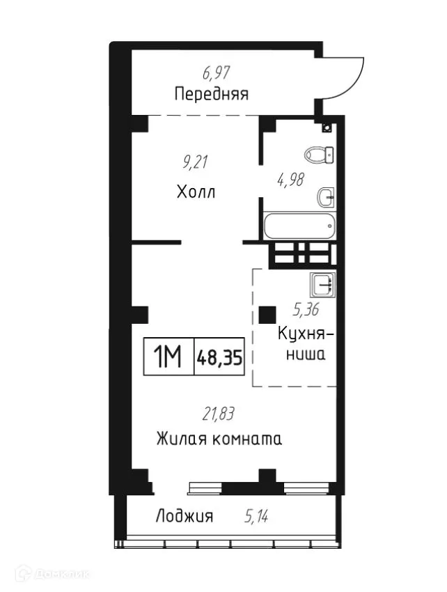 Фото квартиры в ЖК Чайка
