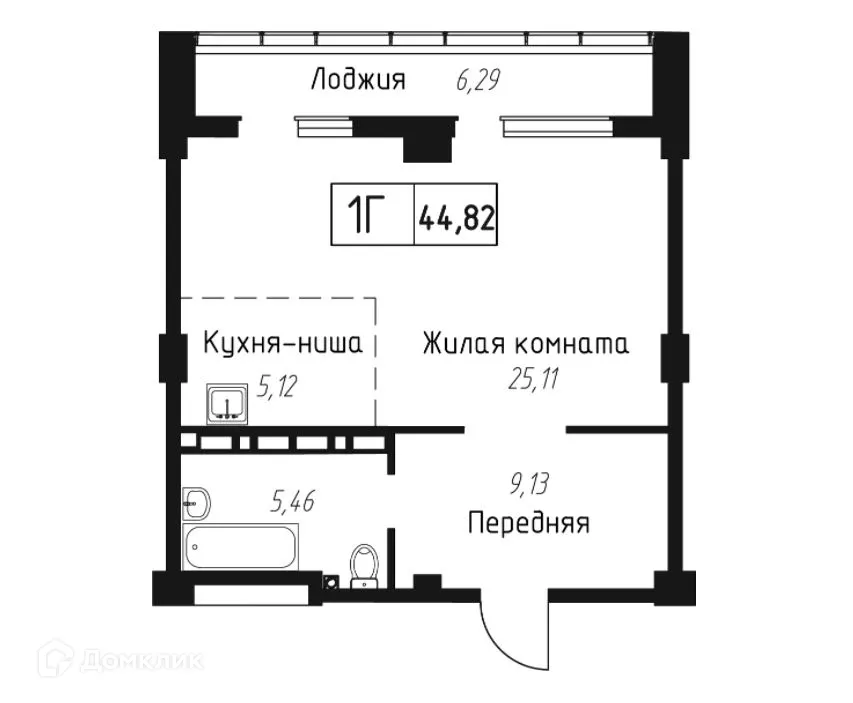 Фото квартиры в ЖК Чайка