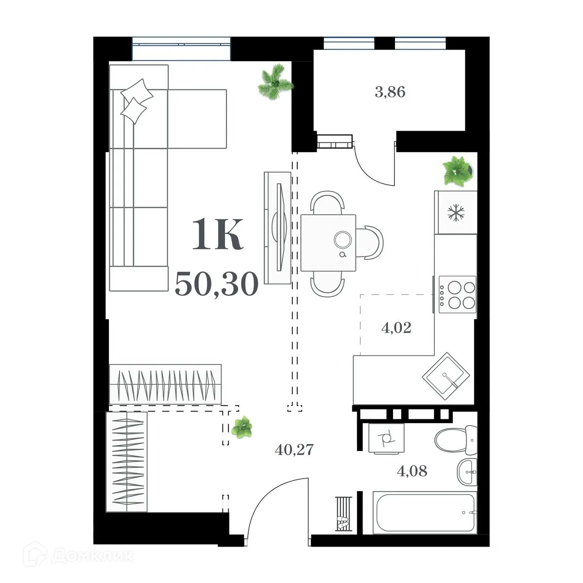 Фото квартиры в ЖК Амурский