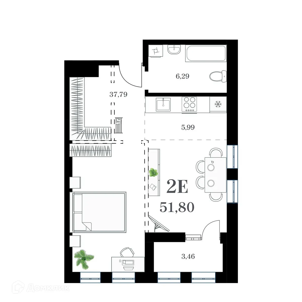 Фото квартиры в ЖК Амурский