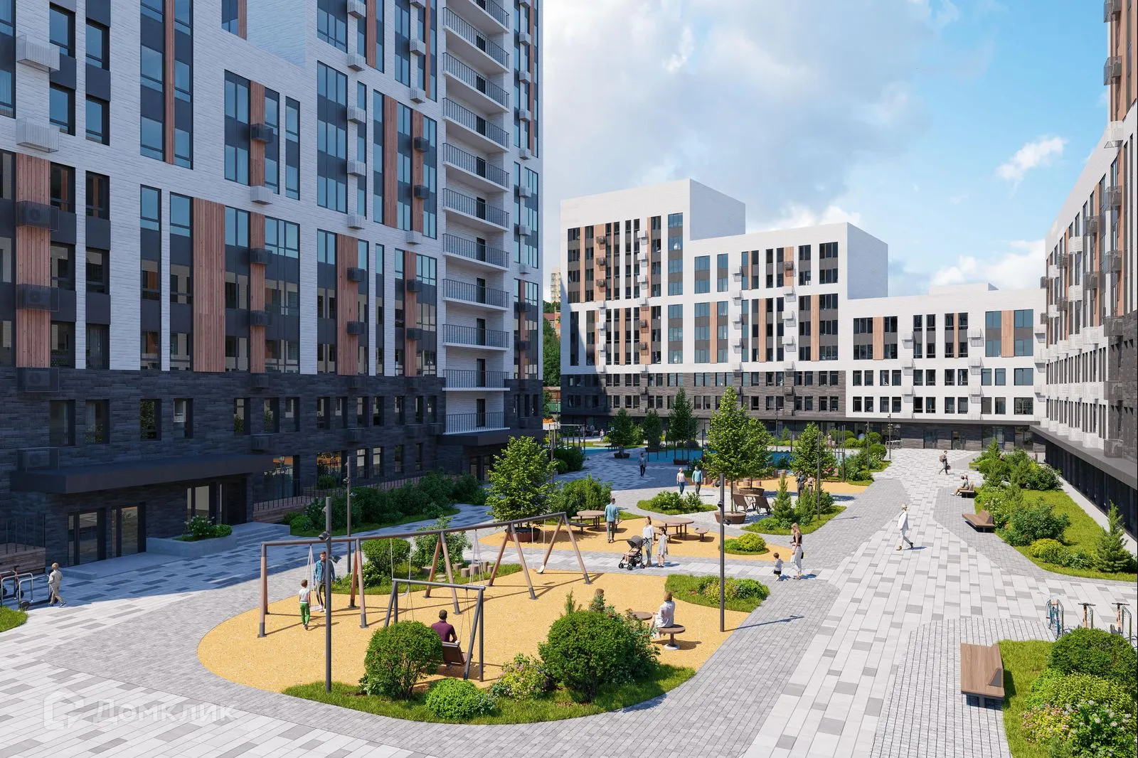 Планировка 1-комнатной квартиры 54.33 м² в ЖК Амурский, г. Владивосток — фото 5