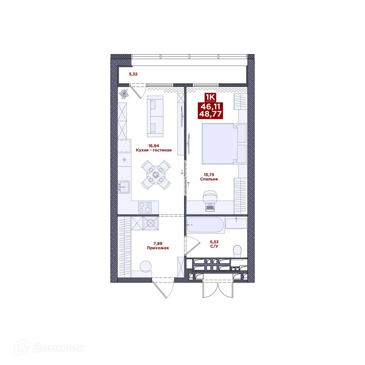 Фото квартиры в ЖК Маклей (Maclay)