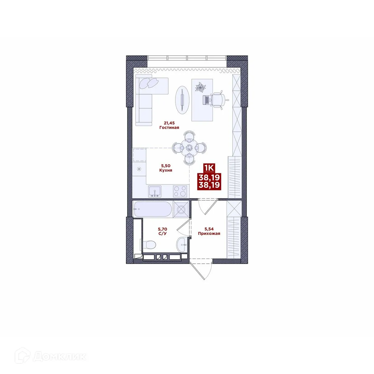 Фото квартиры в ЖК Маклей (Maclay)