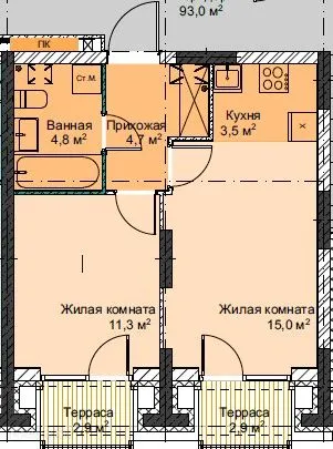 Фото квартиры в ЖК Футурист