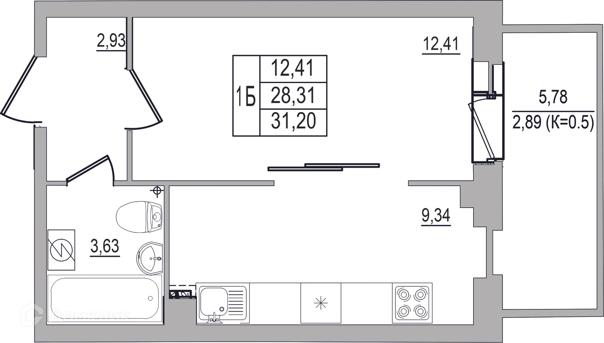 Фото квартиры в ЖК "SMART-квартал (Смарт-квартал)"
