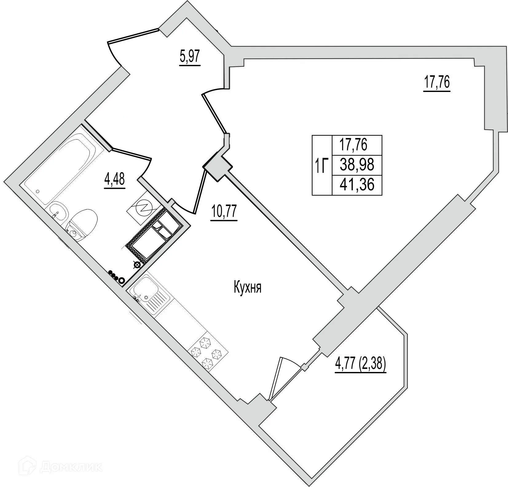 Фото квартиры в ЖК "SMART-квартал (Смарт-квартал)"