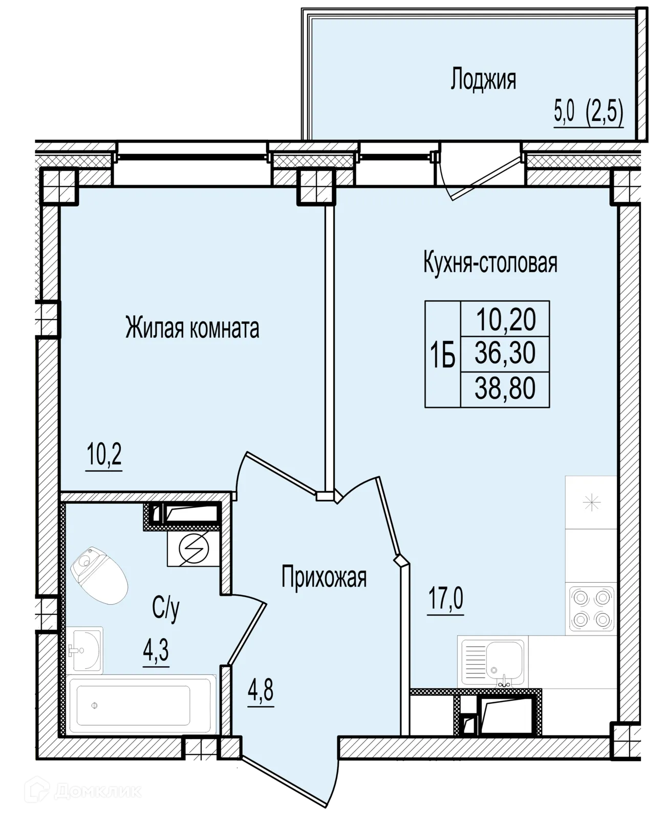 Фото квартиры в ЖК ДОМ НА СНЯТНОМ