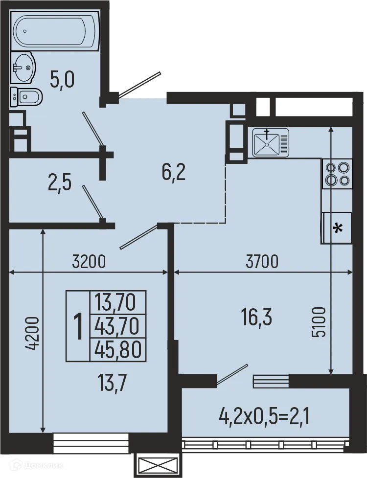 Фото квартиры в ЖК Звёзды