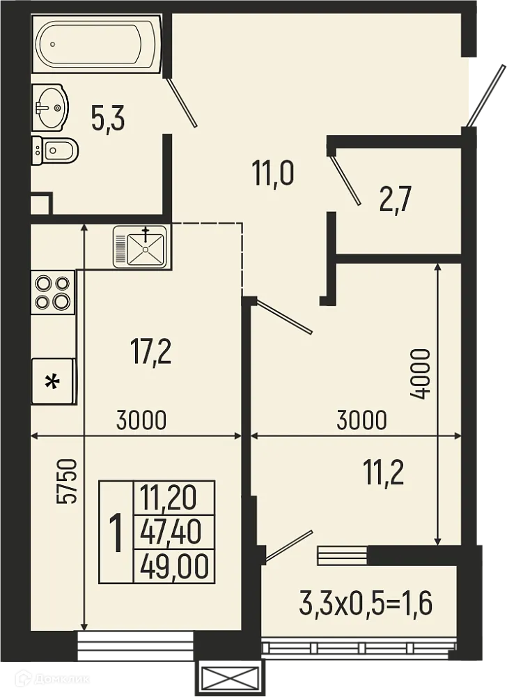 Фото квартиры в ЖК Звёзды