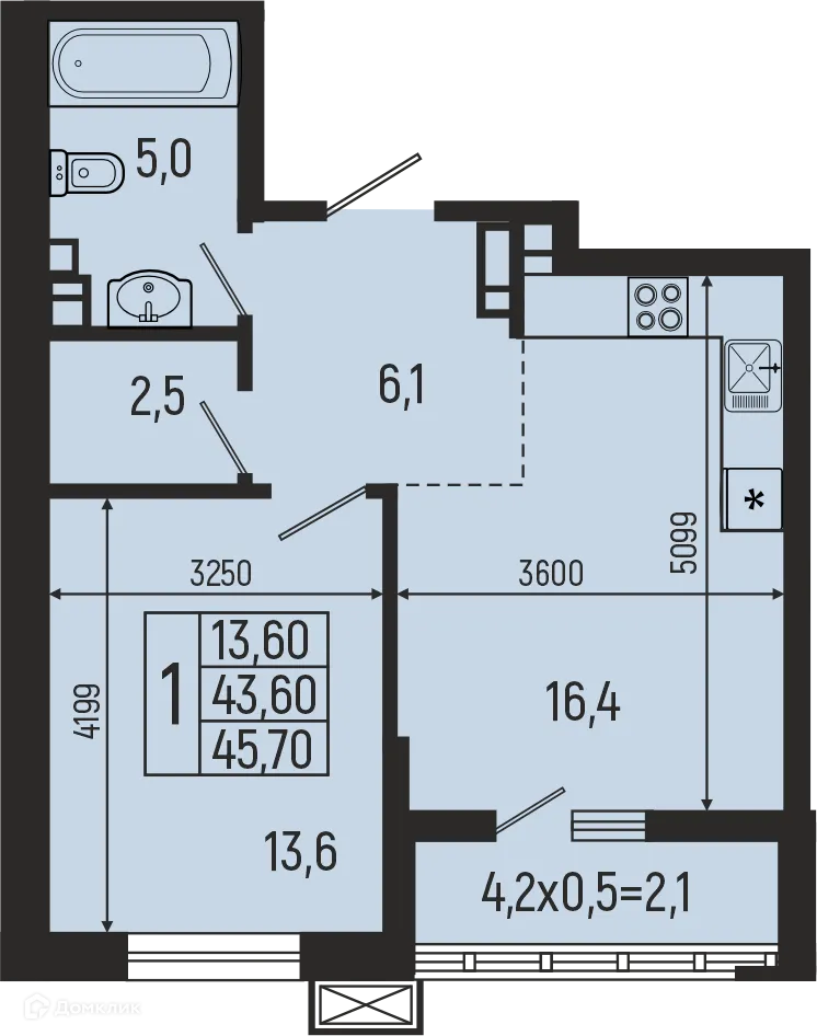 Фото квартиры в ЖК Звёзды