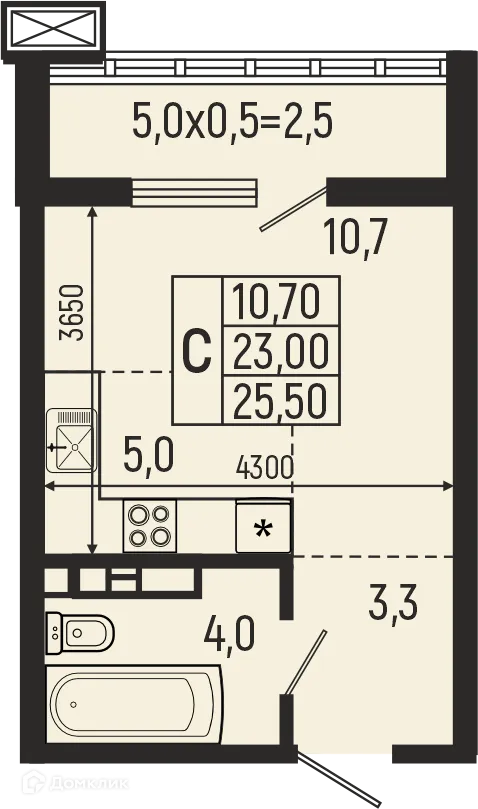 Фото квартиры в ЖК Звёзды