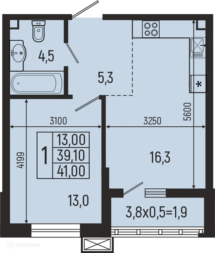 Фото квартиры в ЖК Звёзды