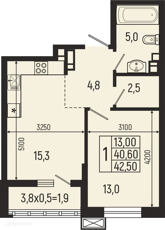 Фото квартиры в ЖК Звёзды