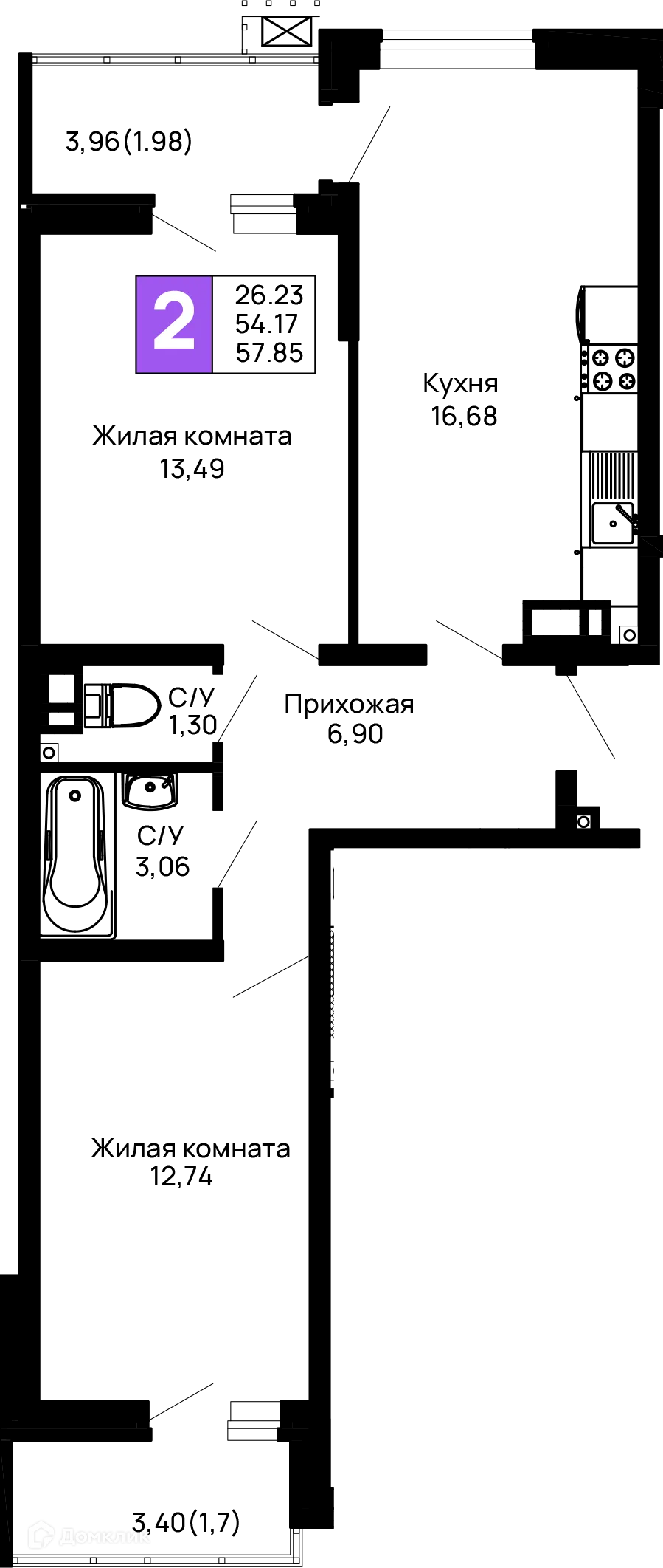 Фото квартиры в ЖК Долина