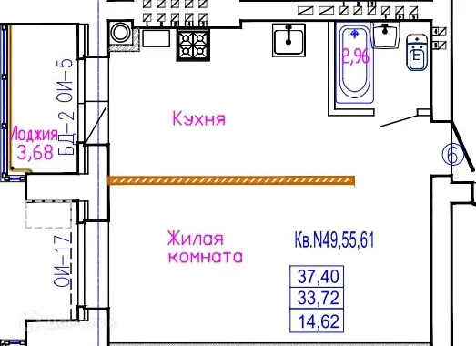 Фото квартиры в ЖК Жилой дом в г. Элиста, 10 микрорайон