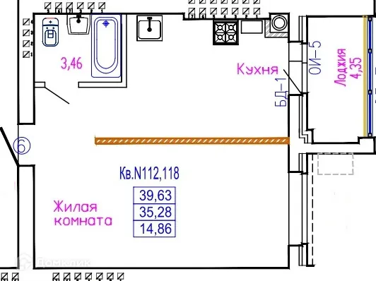 Фото квартиры в ЖК Жилой дом в г. Элиста, 10 микрорайон