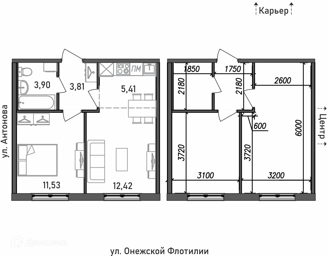 Фото квартиры в ЖК "Флотилия"