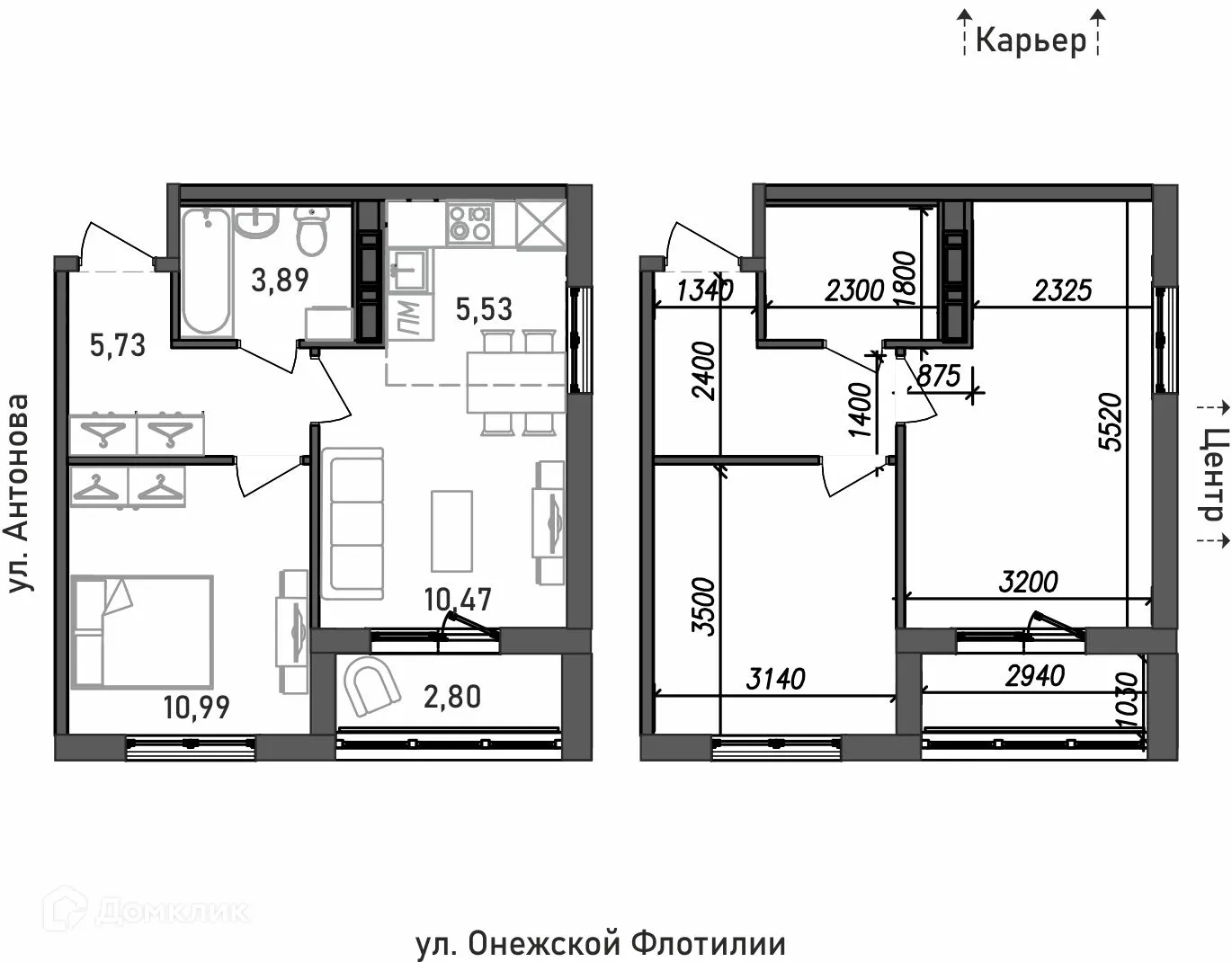 Фото квартиры в ЖК "Флотилия"