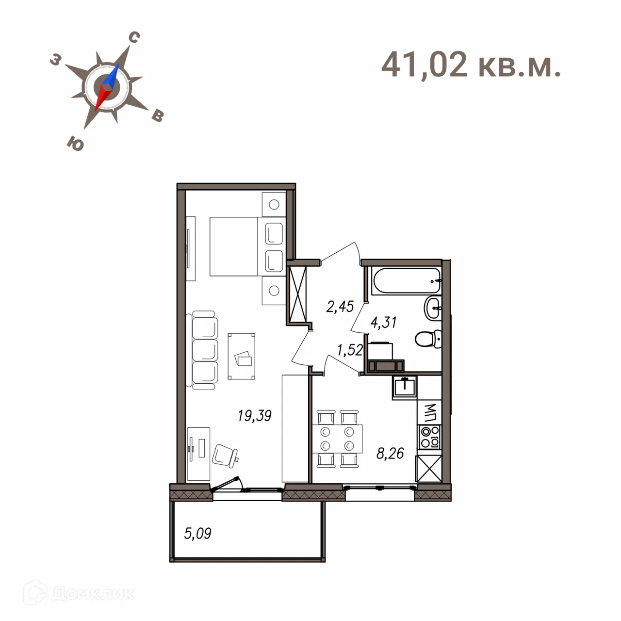 Фото квартиры в ЖК Новая жизнь