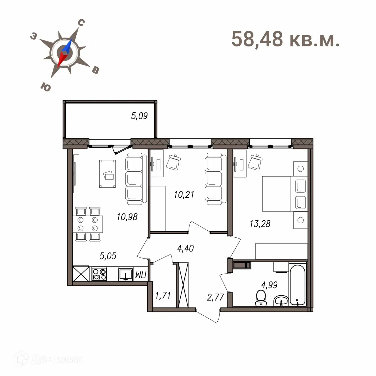 Фото квартиры в ЖК Новая жизнь