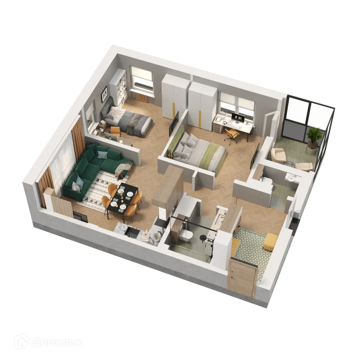 Фото квартиры в ЖК "Каскад"