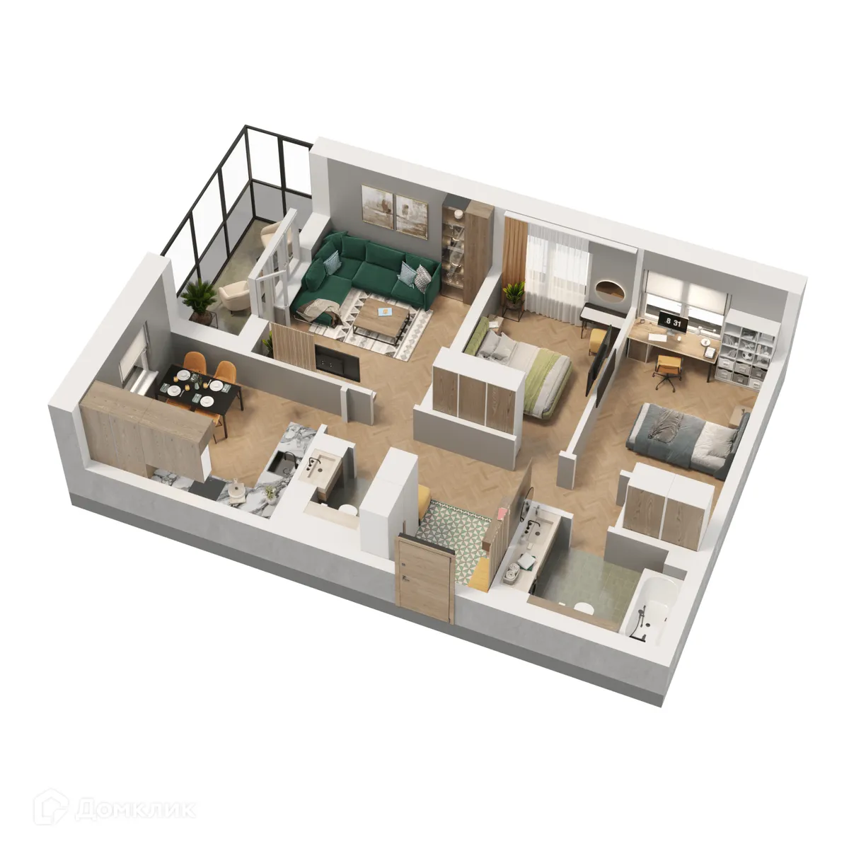 Фото квартиры в ЖК "Каскад"