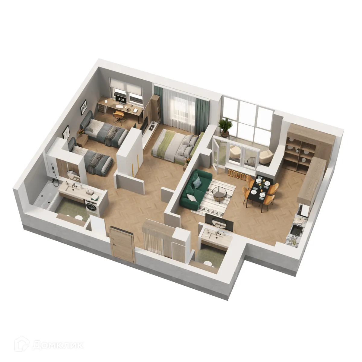 Фото квартиры в ЖК "Каскад"