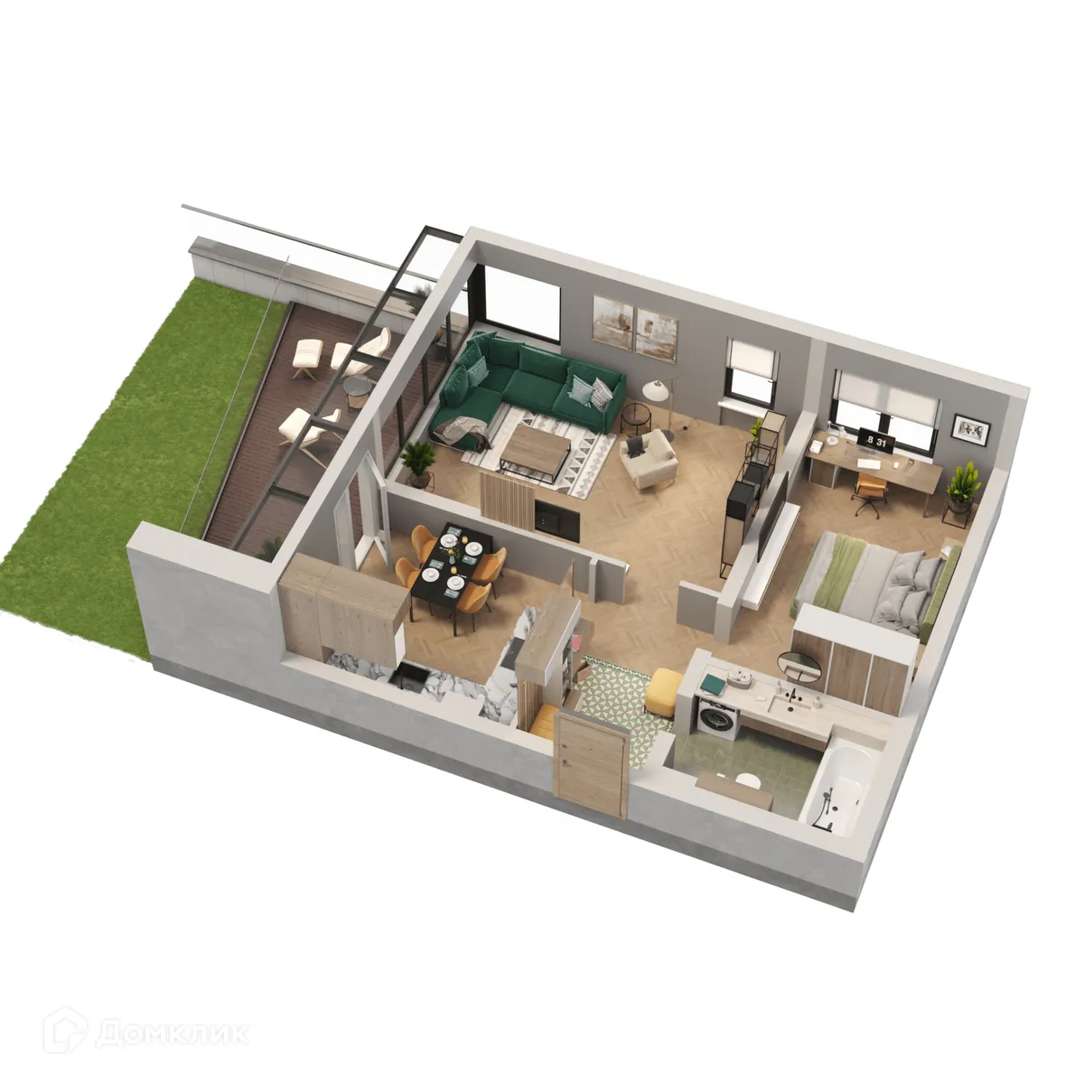 Фото квартиры в ЖК "Каскад"