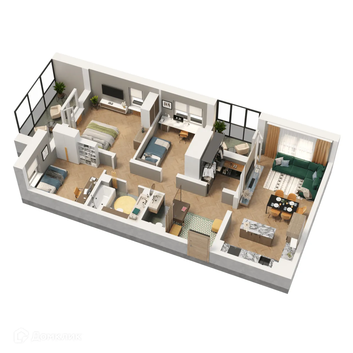 Фото квартиры в ЖК "Каскад"