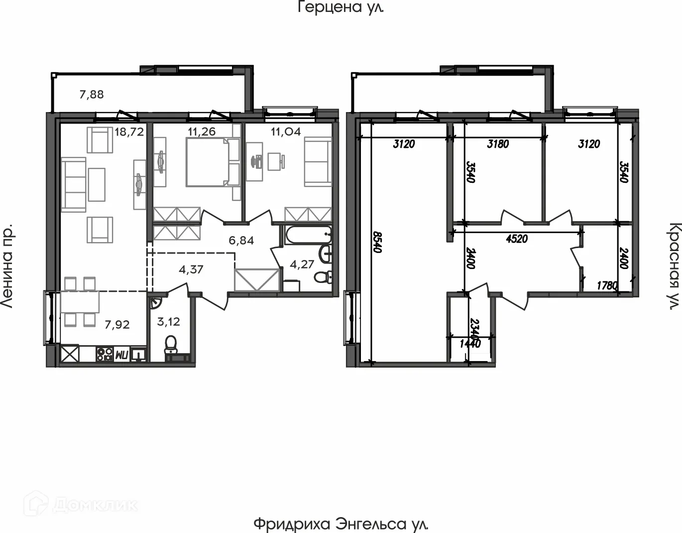 Фото квартиры в ЖК АРИСТОКРАТ