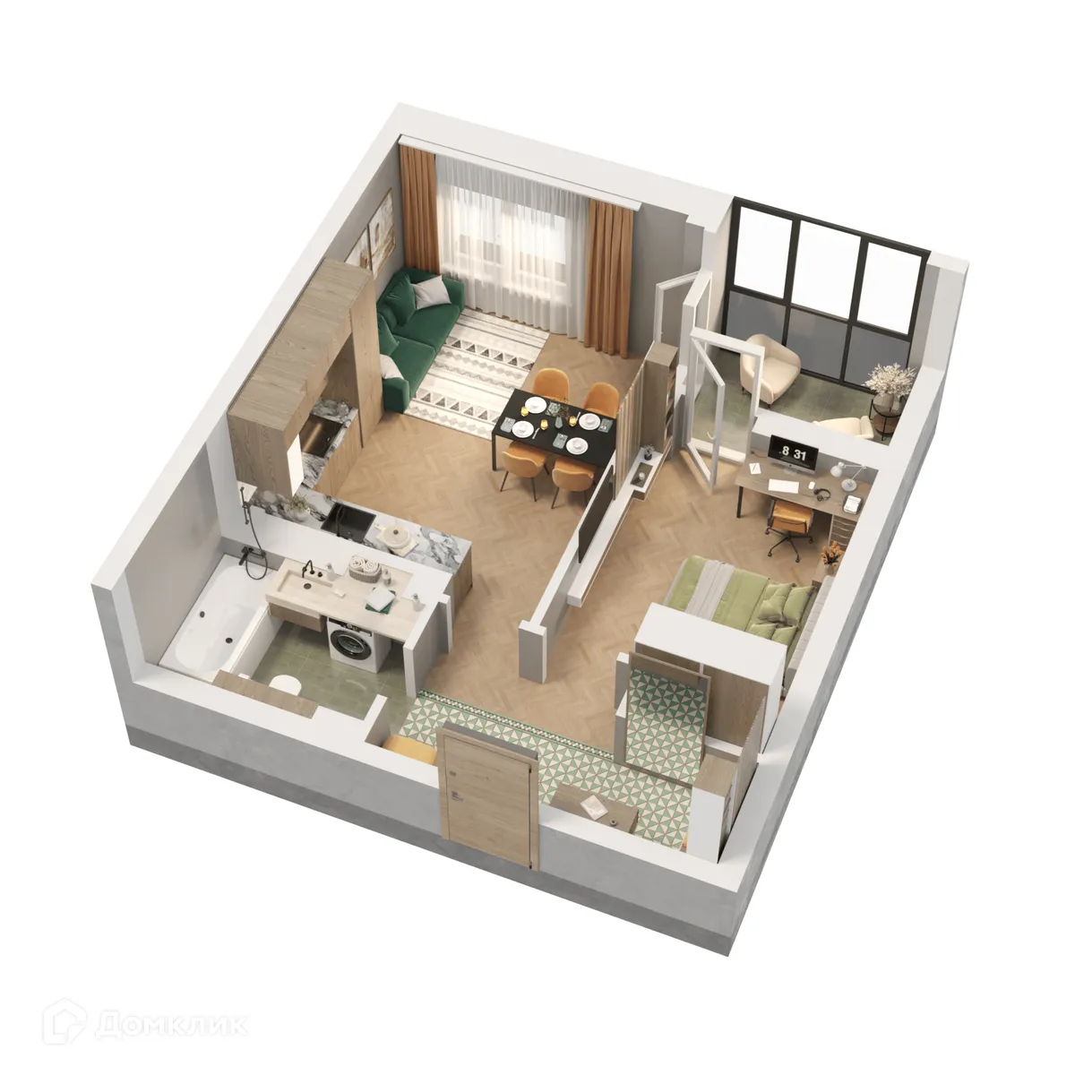 Фото квартиры в ЖК "Каскад"