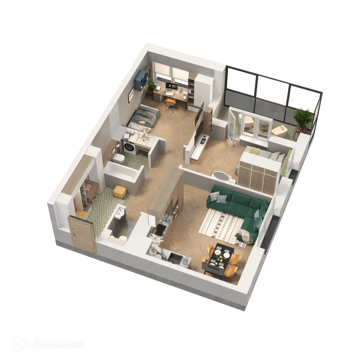 Фото квартиры в ЖК "Каскад"