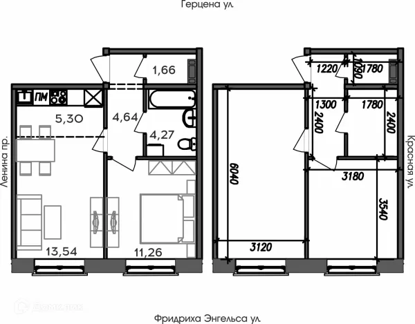 2 комн. квартиры в Петрозаводске новостройки